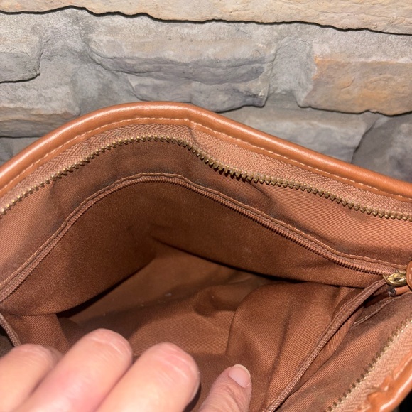 Coach Tan and Brown Signature Crossbody Bag - Picture 7 of 16